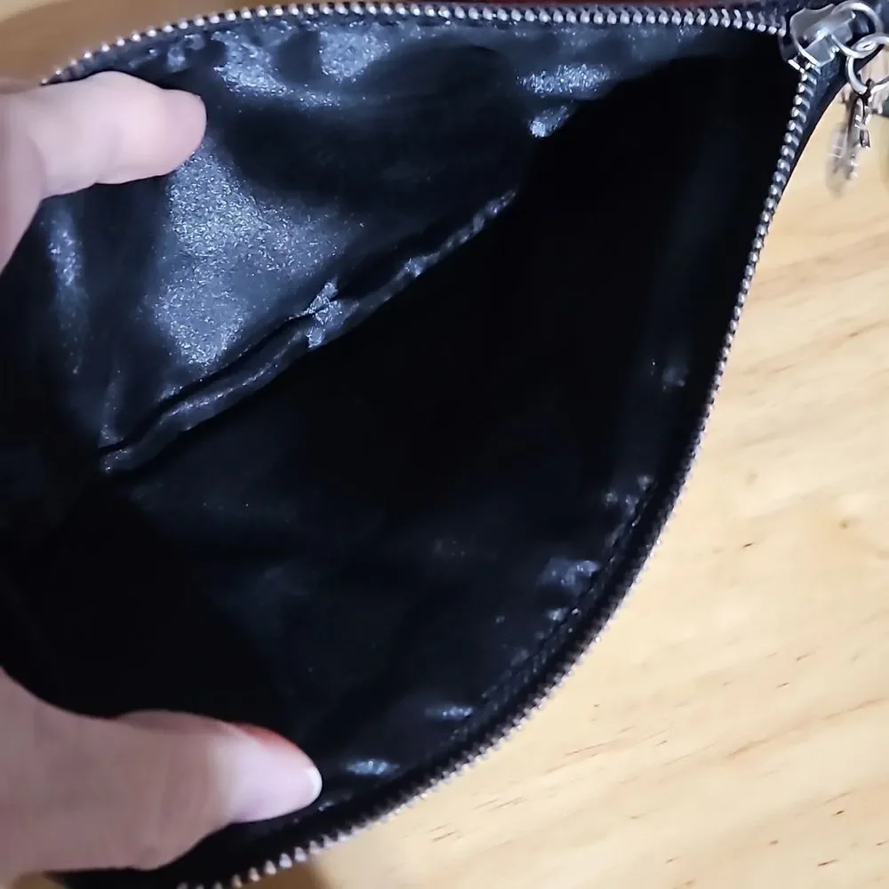 Victoria's Secret CLEARANCE  sequined black cosmetic bag